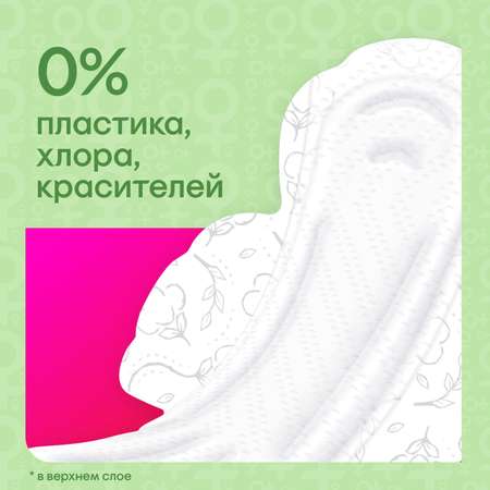 Прокладки KOTEX Natural ночные 12шт