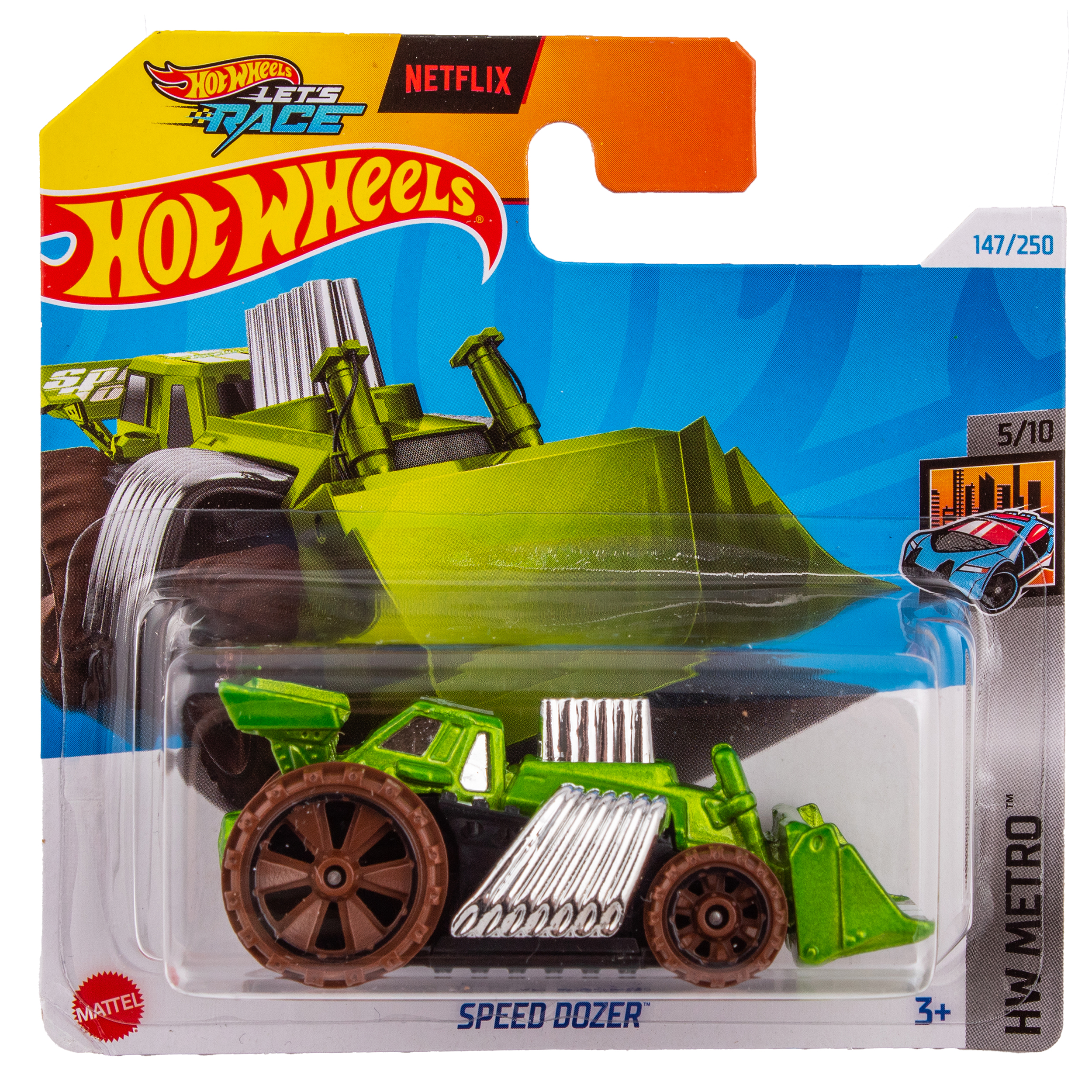 Автомобиль Hot Wheels бульдозер Speed Dozer 5785(147) - фото 1