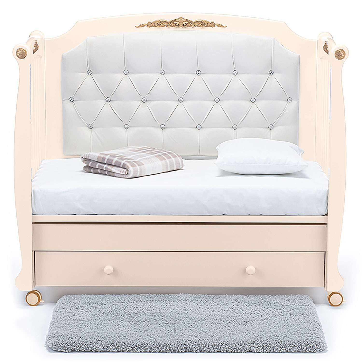 Кровать Nuovita Furore Swing с продольным маятником Avorio/Слоновая кость - фото 18