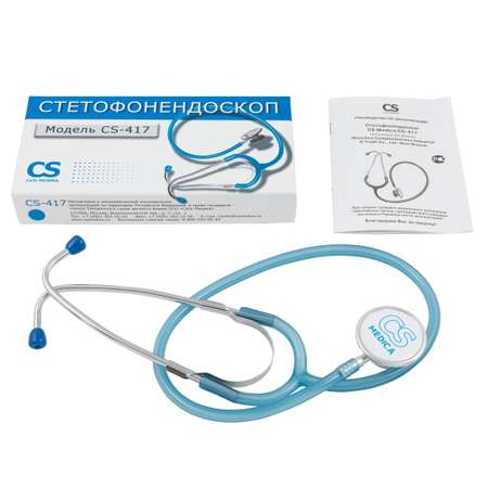 Стетофонендоскоп CS MEDICA 417 голубой