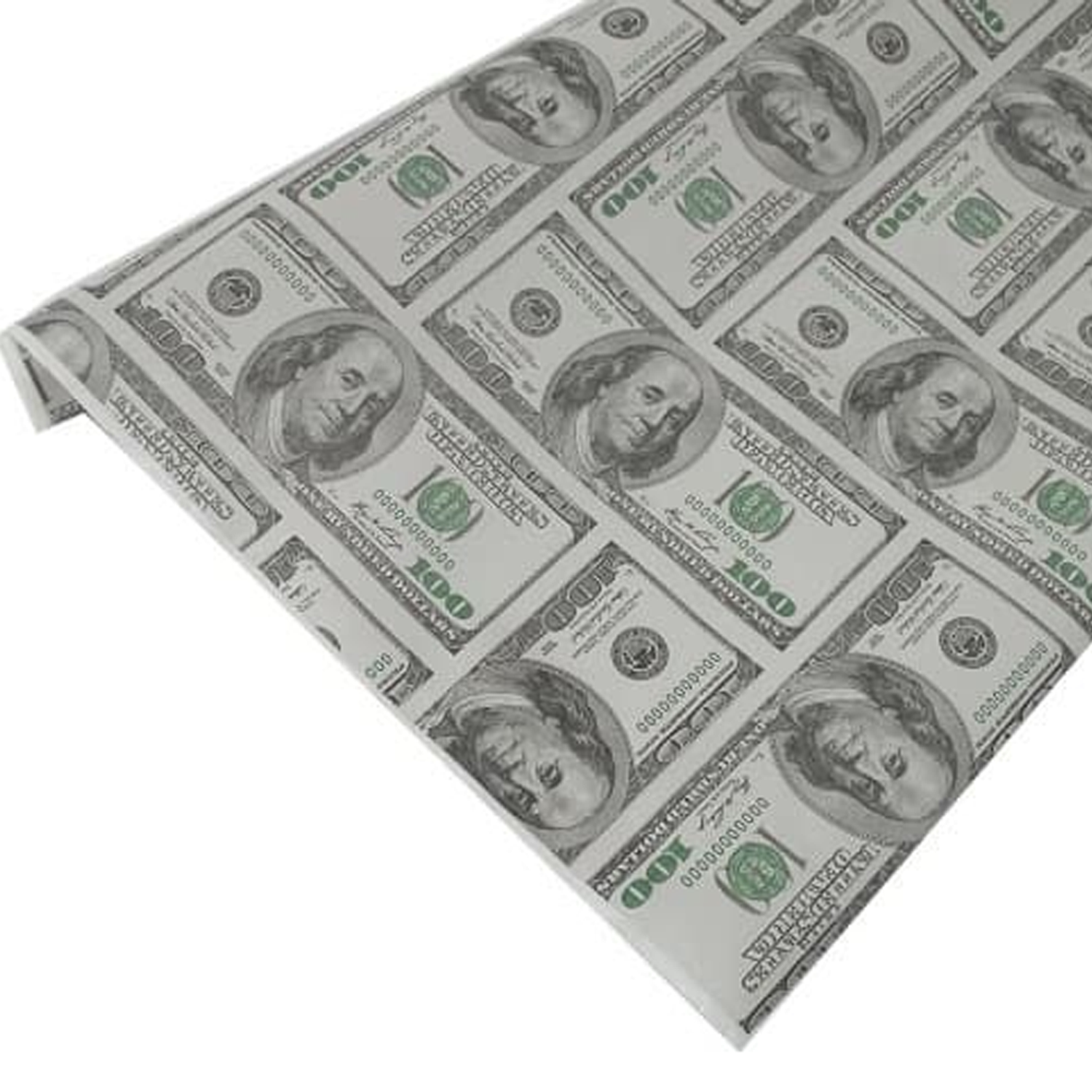 Бумага упаковочная Riota крафтовая денежные купюры Доллары 0.7х10 м 1 шт - фото 2