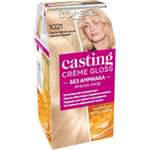 Краска для волос LOREAL Casting Creme Gloss без аммиака оттенок 1021 Светло-светло-русый перламутровый