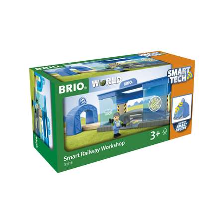 Игровой набор BRIO Smart Tech Вагоноремонтная мастерская 3 элемента