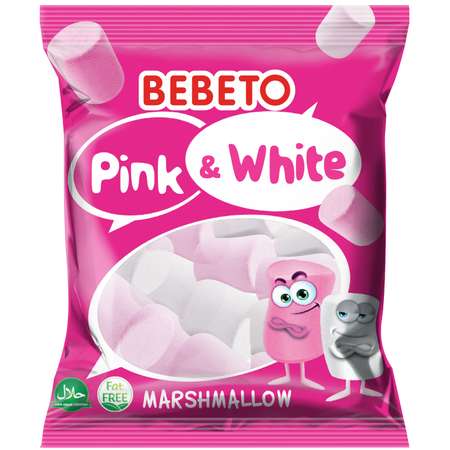 Суфле-маршмеллоу Bebeto Pink-white 60г
