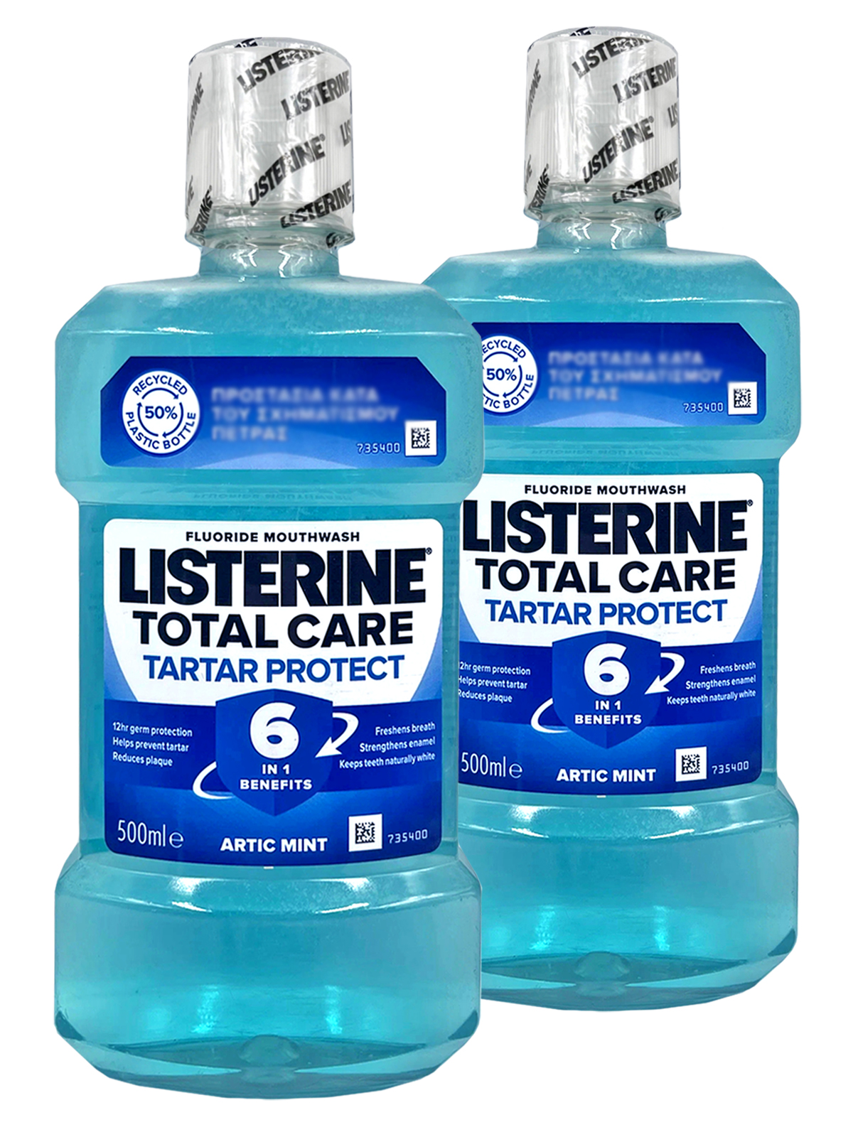 Ополаскиватели для рта LISTERINE Ледяная мята 500 мл х 2 шт - фото 1