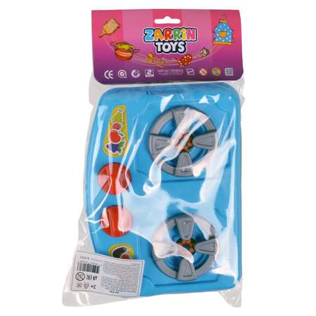 Набор посуды Zarrin Toys Дашенька с плитой 9 предметов RU04