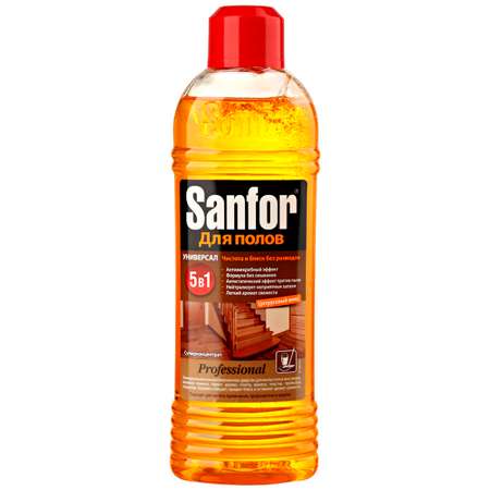 Универсальное средство Sanfor для мытья полов Professional 5 в 1 920г
