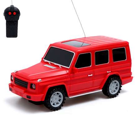 Джип Автоград радиоуправляемый «Гелик» работает от батареек цвет красный