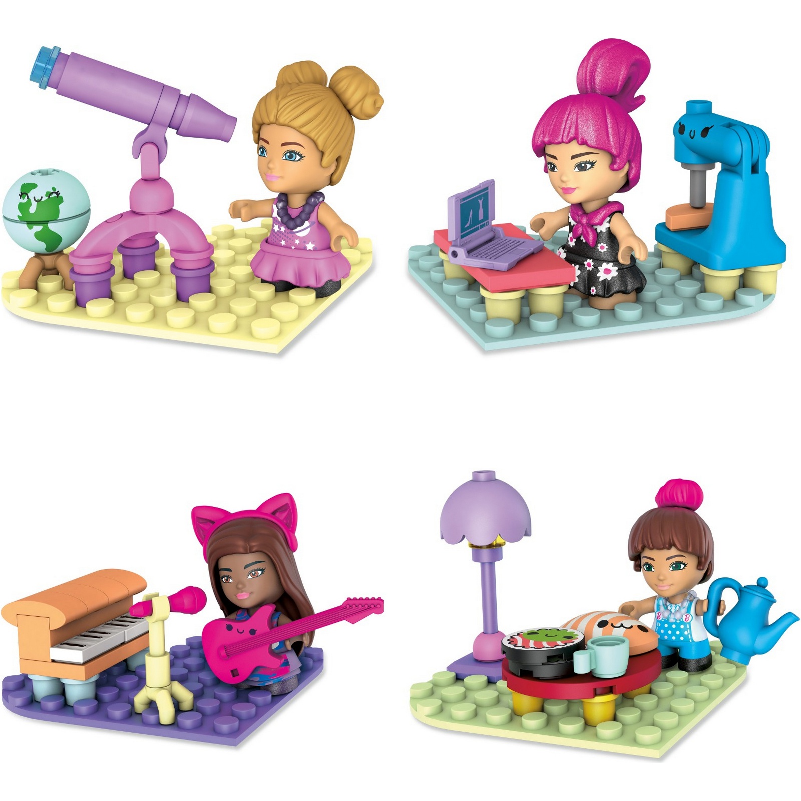 Mega Construx Вы можете быть Assorted Colors Строительная игра Розовый