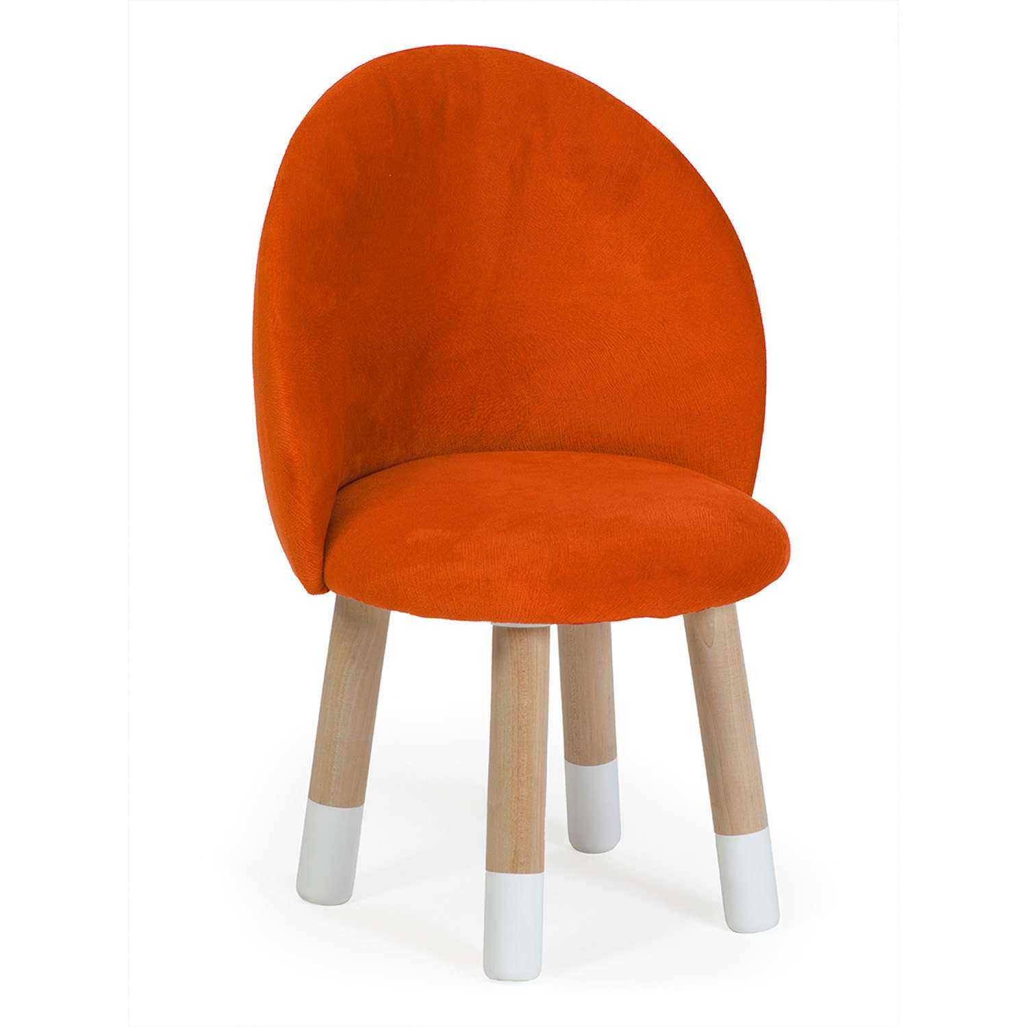 Стул-кресло Тутси детское на ножках для малышей оранжевый абрикос 34х34х59 см - фото 3