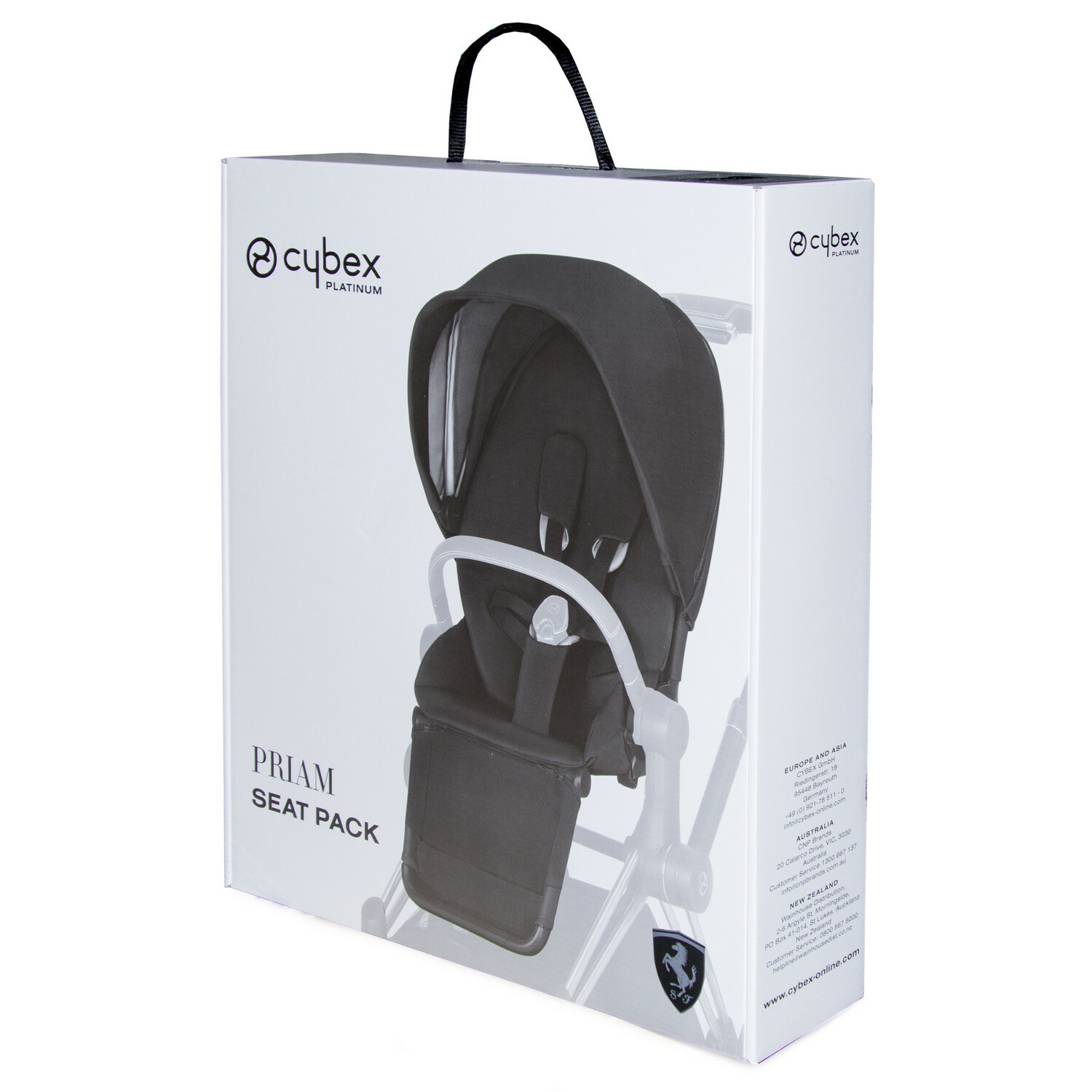 Набор чехлов Cybex Seat Pack Cybex Priam III FE Ferrari Silver-Grey 519002709 - фото 9