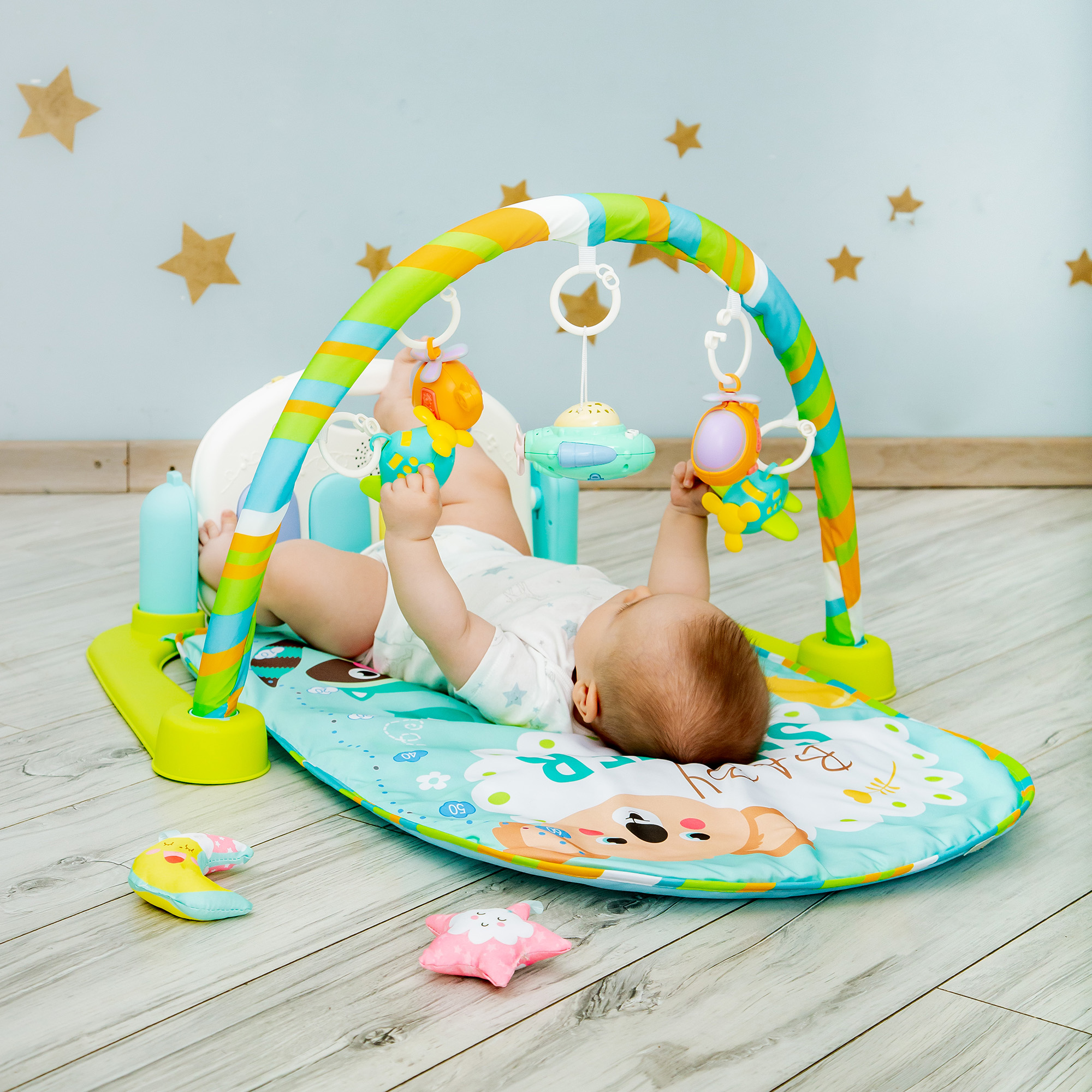 Развивающий коврик AmaroBaby Starry sky Мультиколор - фото 10