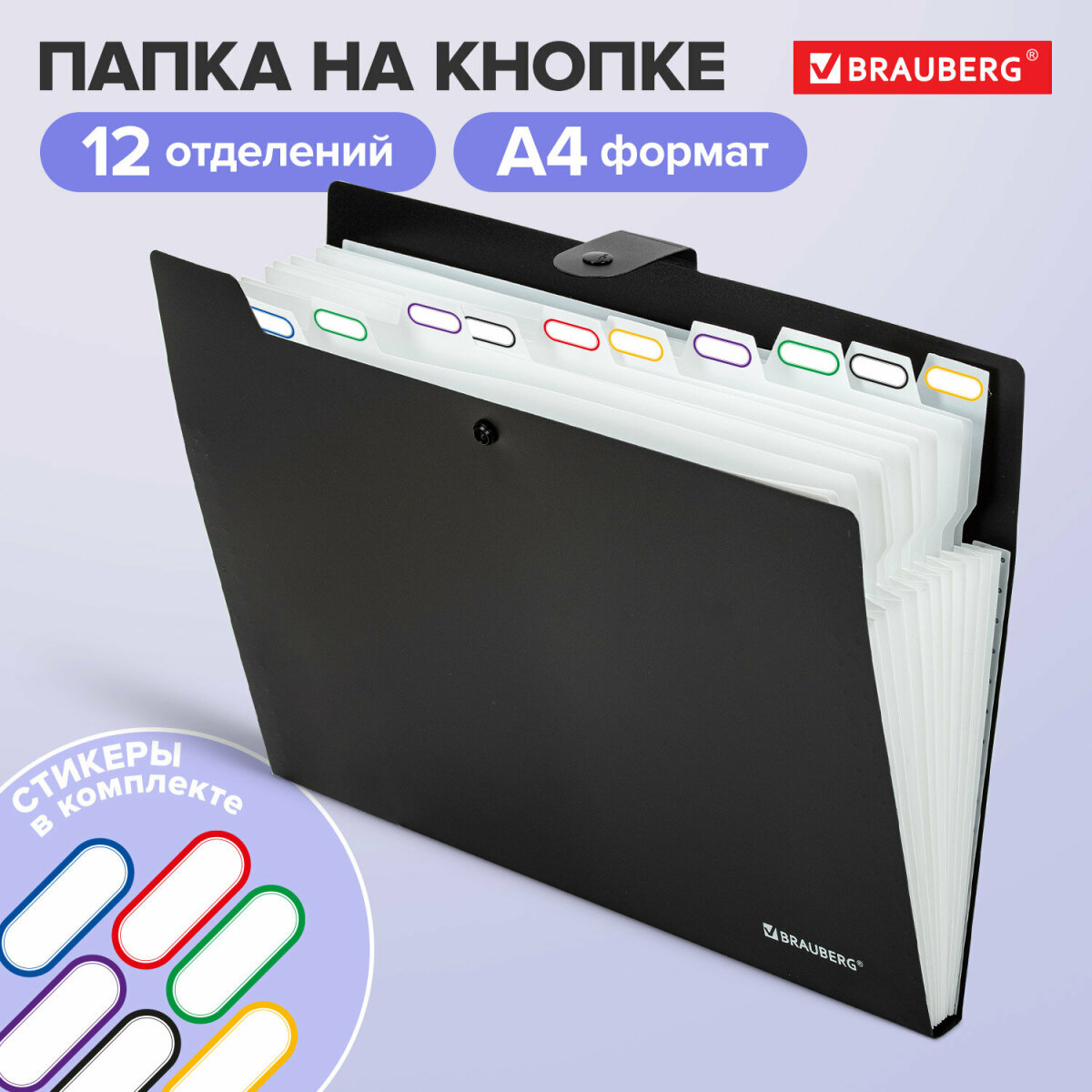 Папка-органайзер Brauberg А4 - фото 1