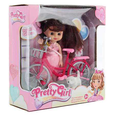 Кукла Veld Co На велосипеде