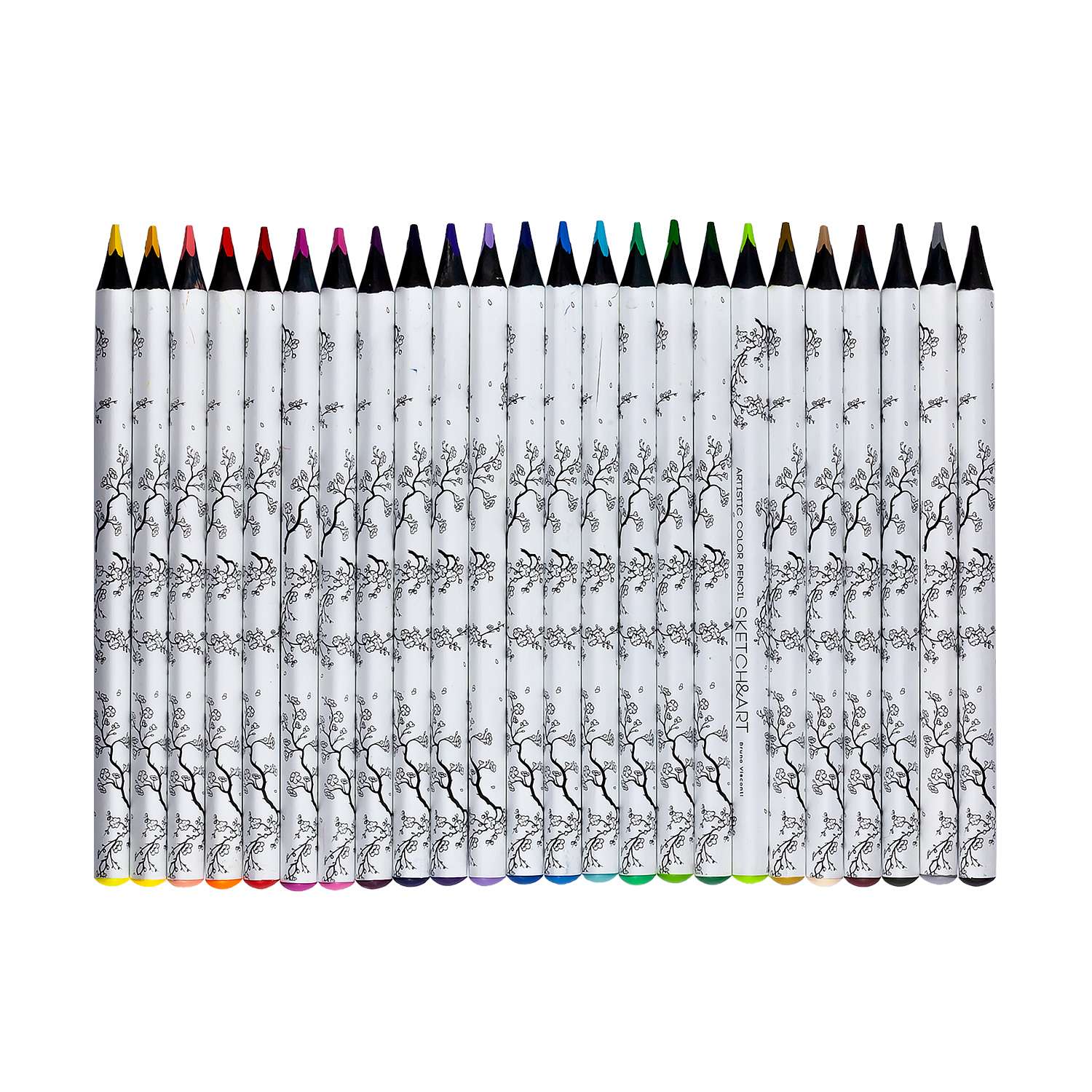 Скетч Карандаши цветные Bruno Visconti SKETCH ART утолщенные 24 цвета - фото 3