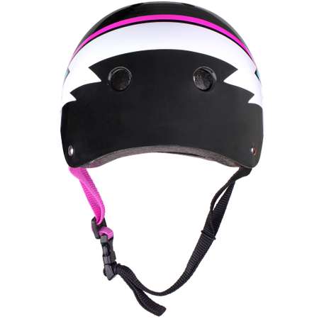 Шлем защитный спортивный WIPEOUT Black Bolt с фломастерами и трафаретами размер L 8+ обхват 52-56 см