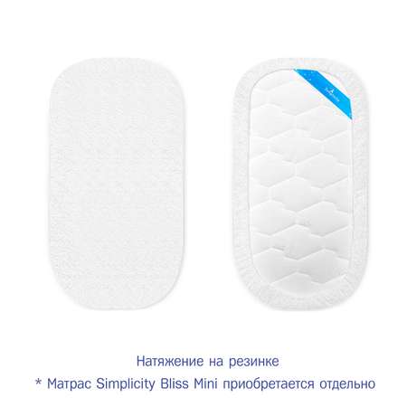 Наматрасник Simplicity Bliss Mini 77*39 Белый