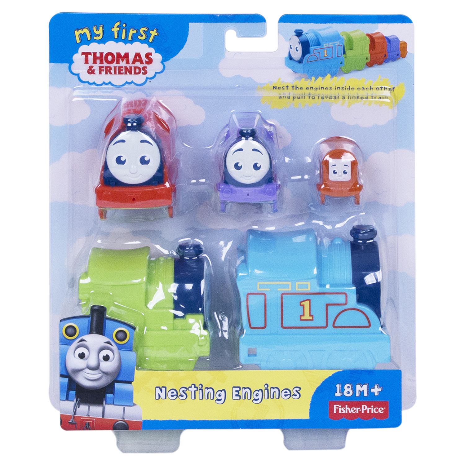 Набор игровой Thomas & Friends Мой первый Томас Складывающиеся паровозики  DVR11 купить по цене 179 ₽ в интернет-магазине Детский мир