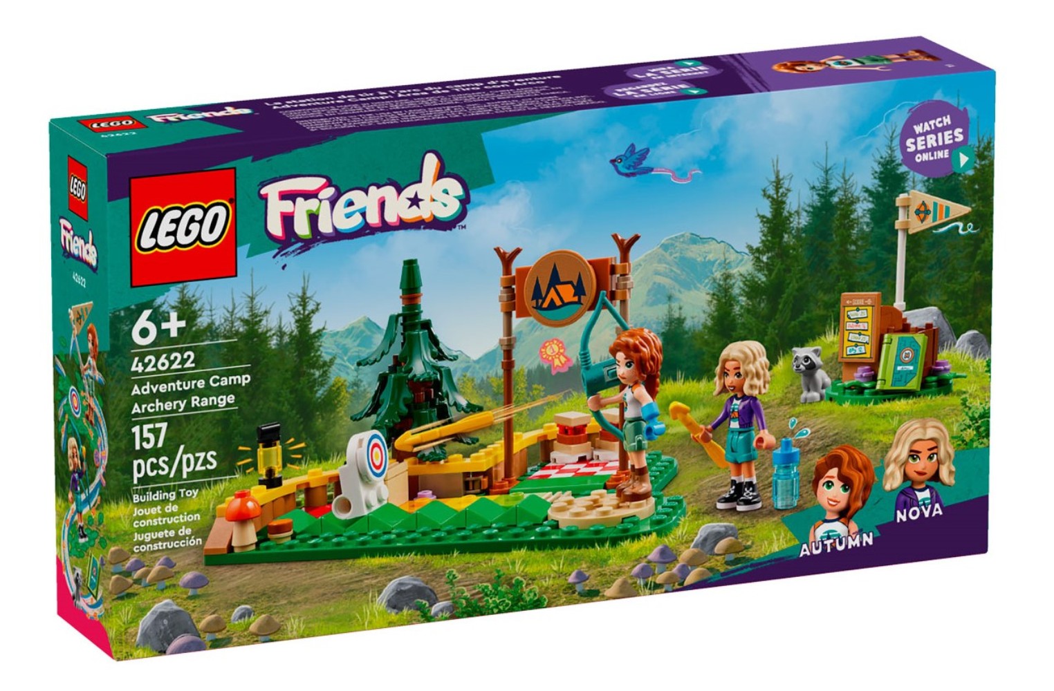 Конструктор LEGO Friends Стрельба из лука в летнем лагере - фото 1