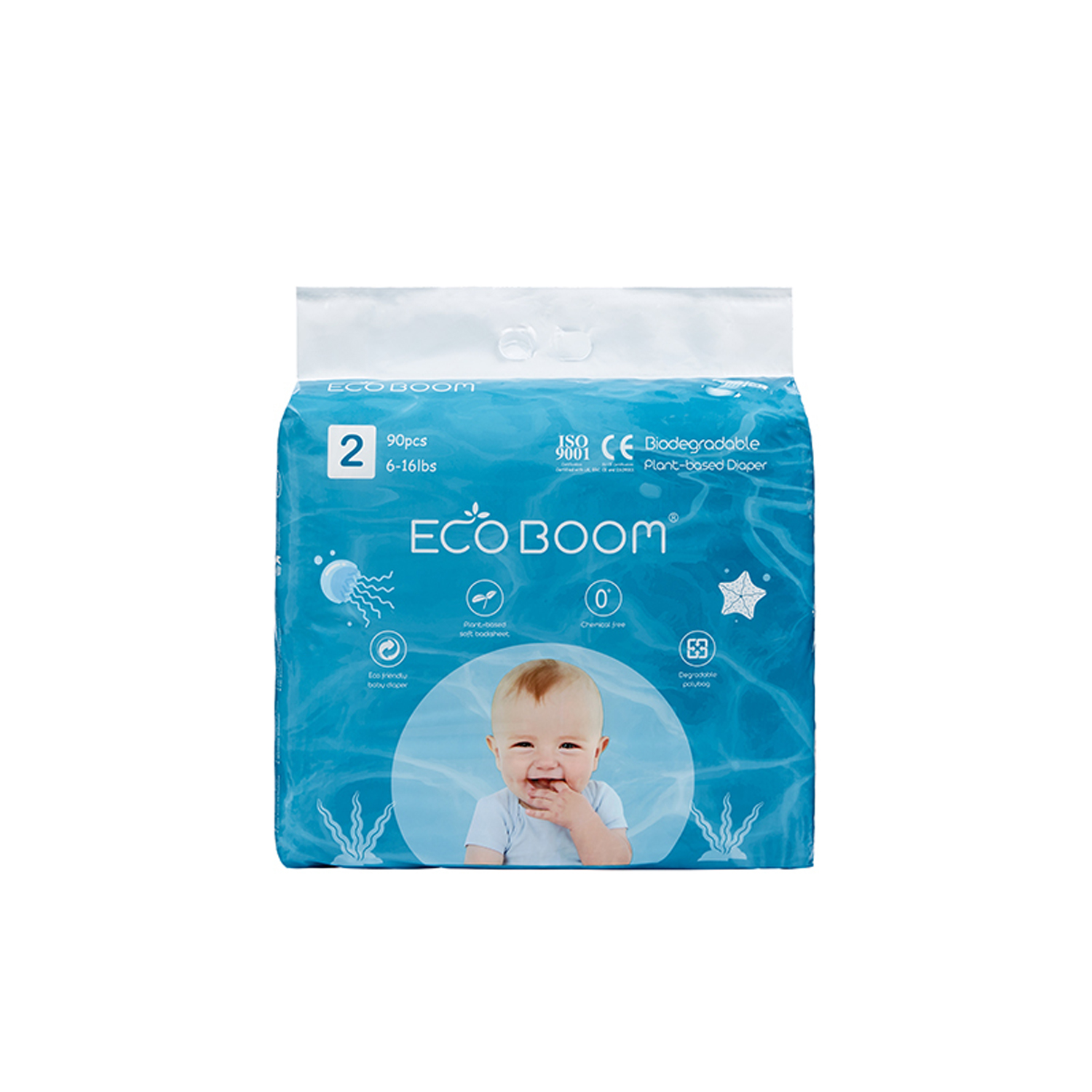 Подгузники ECO BOOM Eco 90 шт. S - фото 1