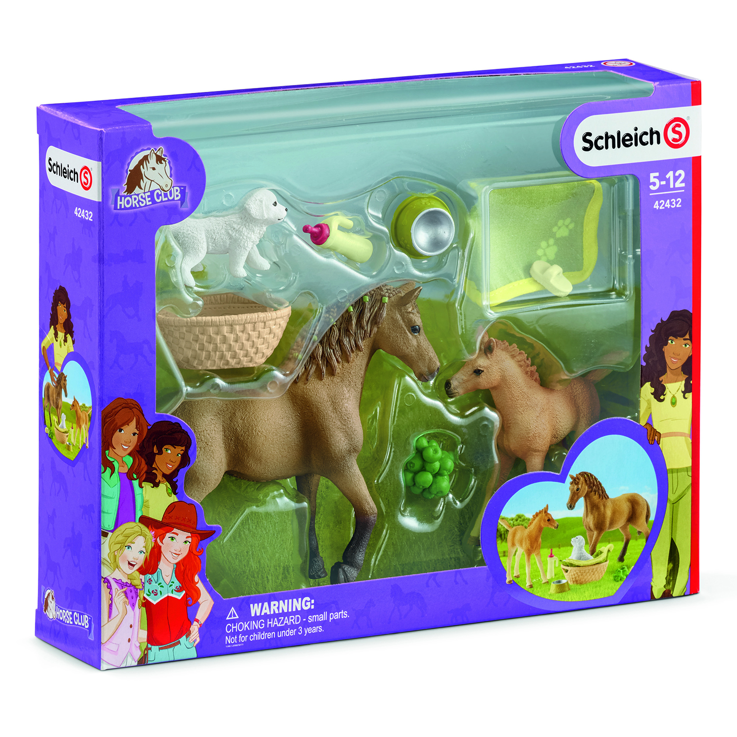 Набор SCHLEICH Сара ухаживает за детенышами 9предметов 42432 - фото 2