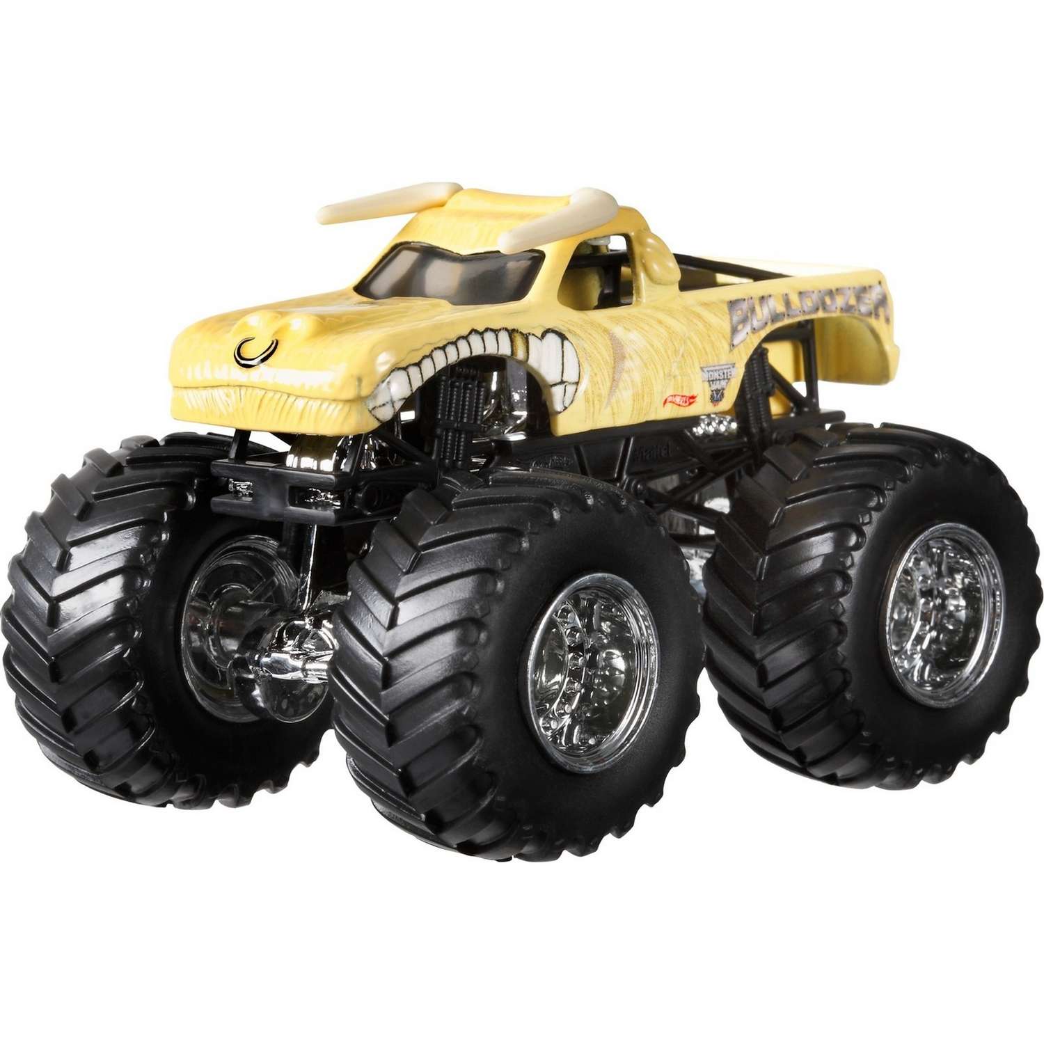 Машина Hot Wheels Monster Jam 1:64 Бульдозер W2405 21572 - фото 1