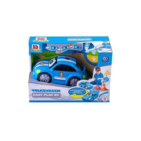 Игрушка на пульте управлении Bburago Junior New Beetle Blue Racing Deco