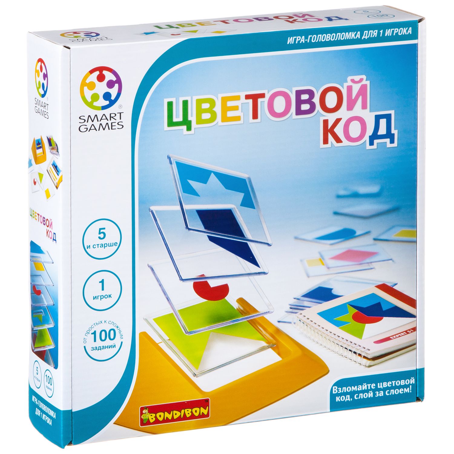 Игра логическая Bondibon Цветовой код