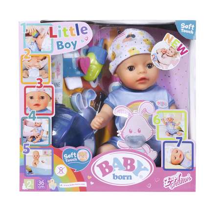 Кукла Zapf Creation Baby Born My Little Нежное прикосновение мальчик 827-338