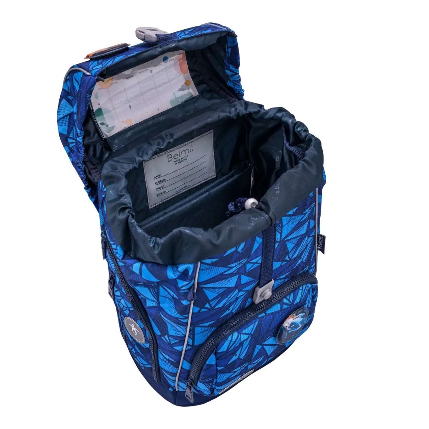 Школьный ранец BELMIL Premium Comfy Plus Glacier Blue с наполнением серия 405-73-P-RS-10 - фото 3