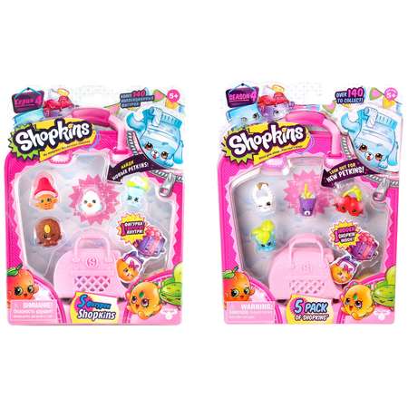 Набор фигурок Shopkins 5 шт в блистере в ассортименте