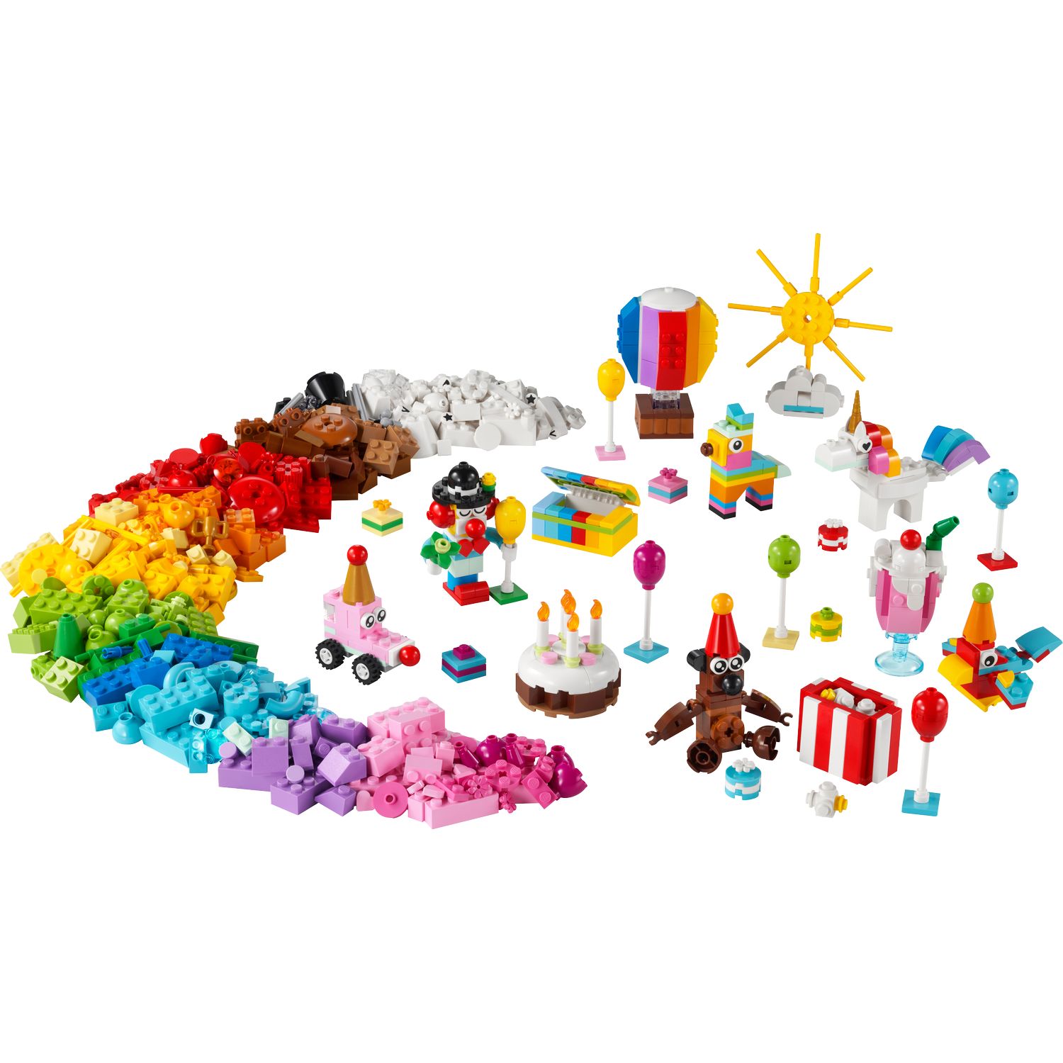 Конструктор LEGO Classic Creative Party Box 11029 купить по цене 4299 ₽ в  интернет-магазине Детский мир