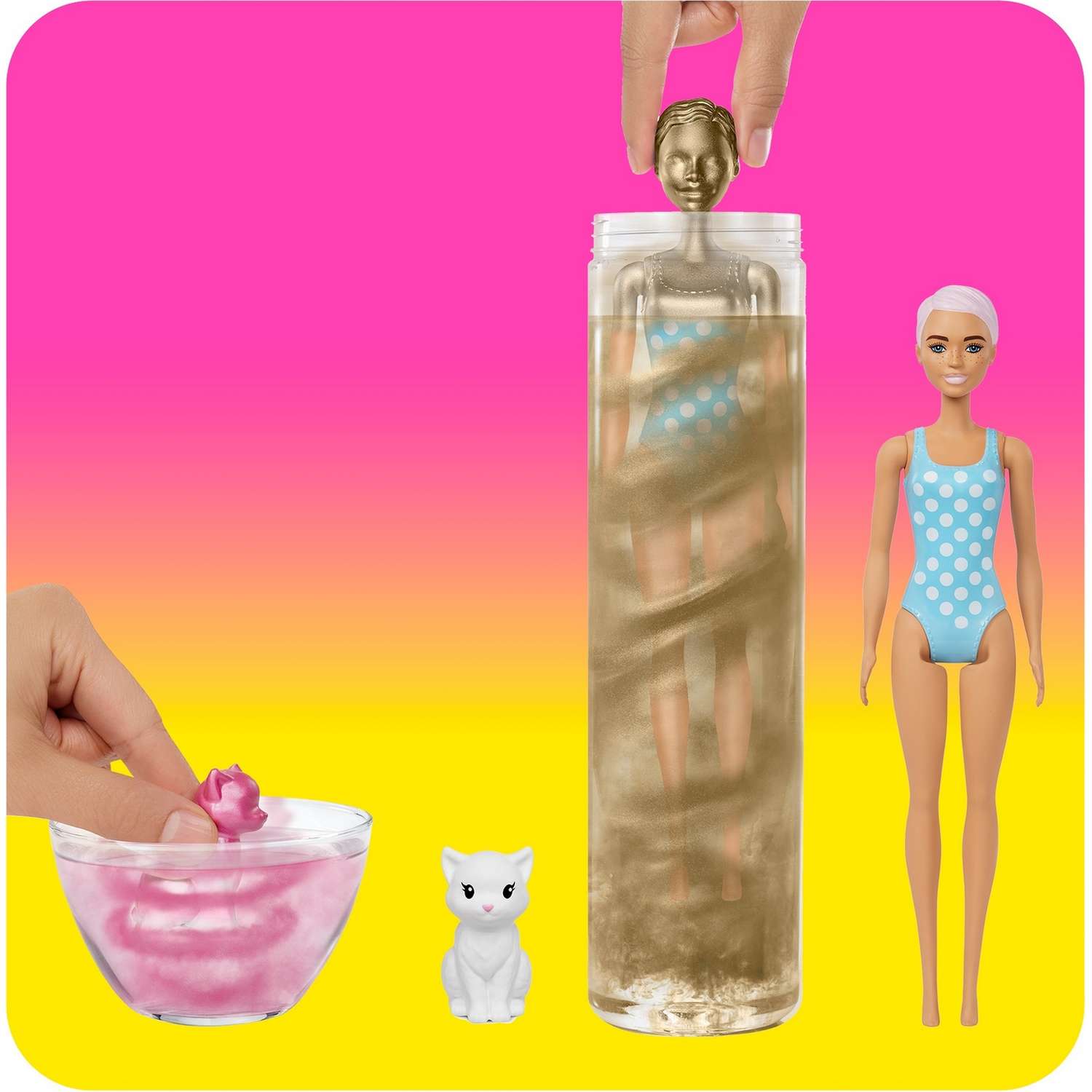 Кукла Barbie Вечеринка и пляж в непрозрачной упаковке (сюрприз) GPD55 GPD54 - фото 8