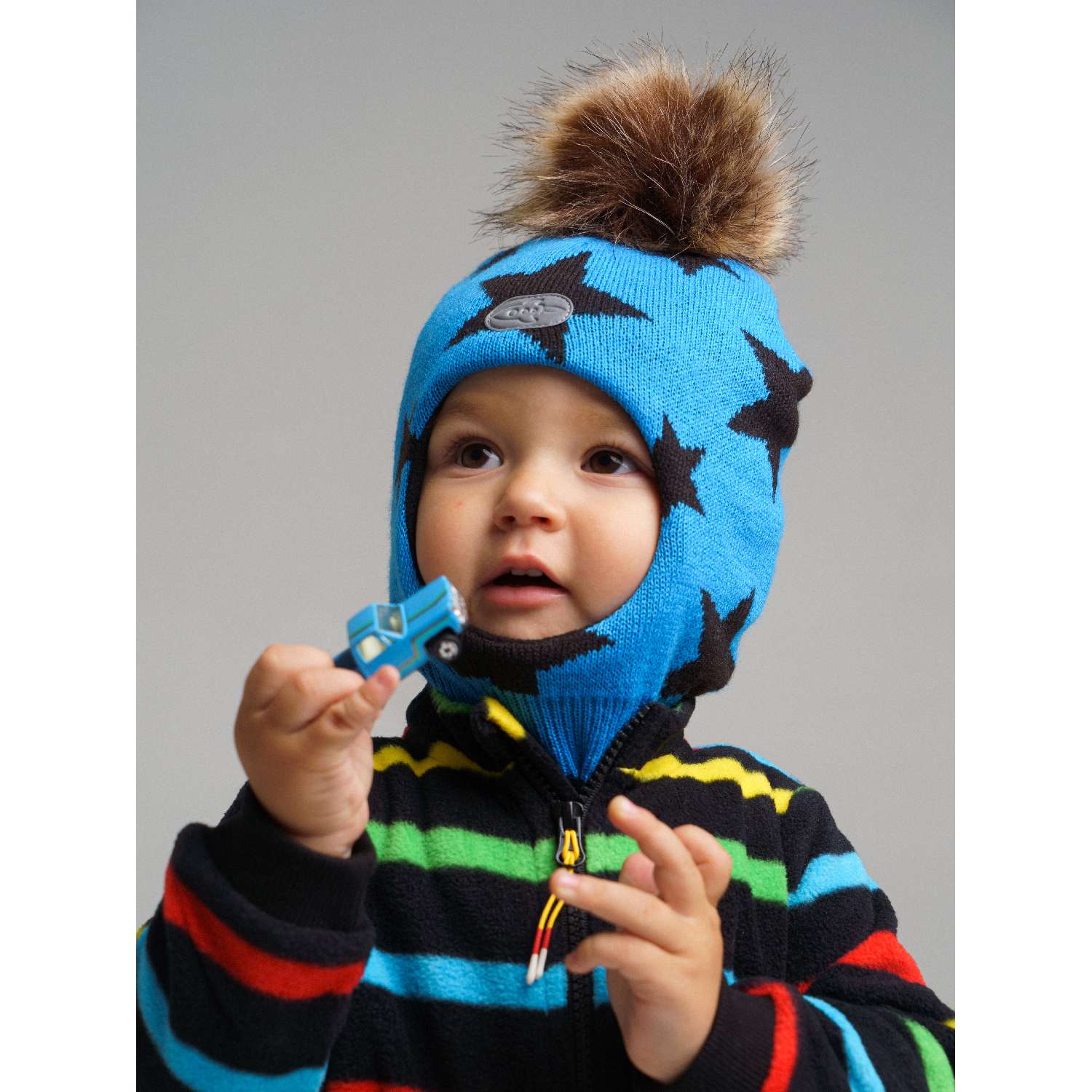 Купить шапку шлем для мальчика - зима в интернет магазине Dinomama в Москве