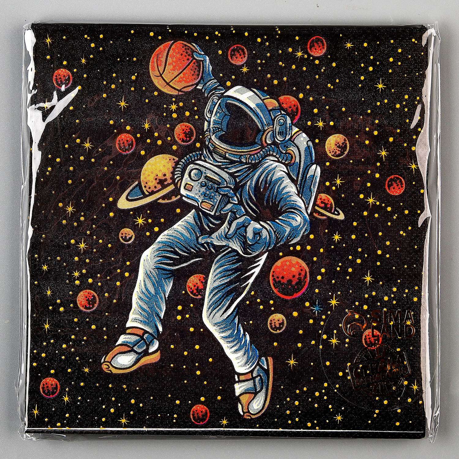Салфетки Страна карнавалия бумажные «Космонавт» в наборе 20 шт. - фото 5