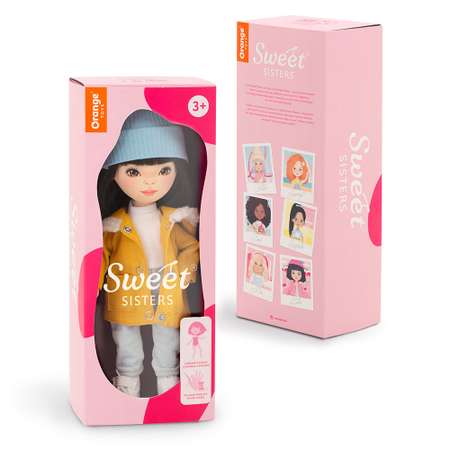 Кукла Orange Toys Sweet Sisters Lilu в парке горчичного цвета 32 см Серия Европейская зима