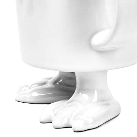 Кружка Efeet Collection на дино ножках белая