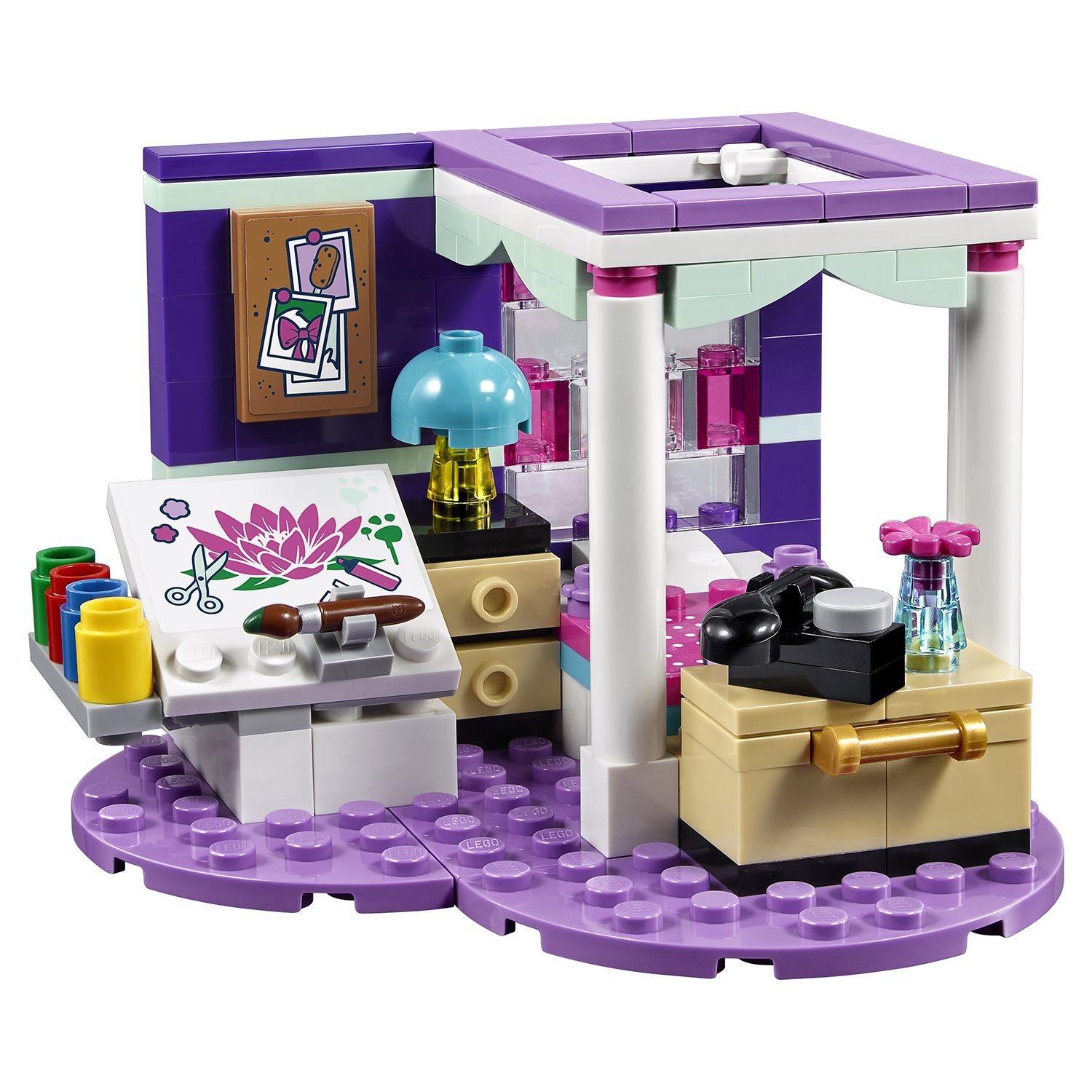 Конструктор LEGO Friends Комната Эммы 41342 - фото 16