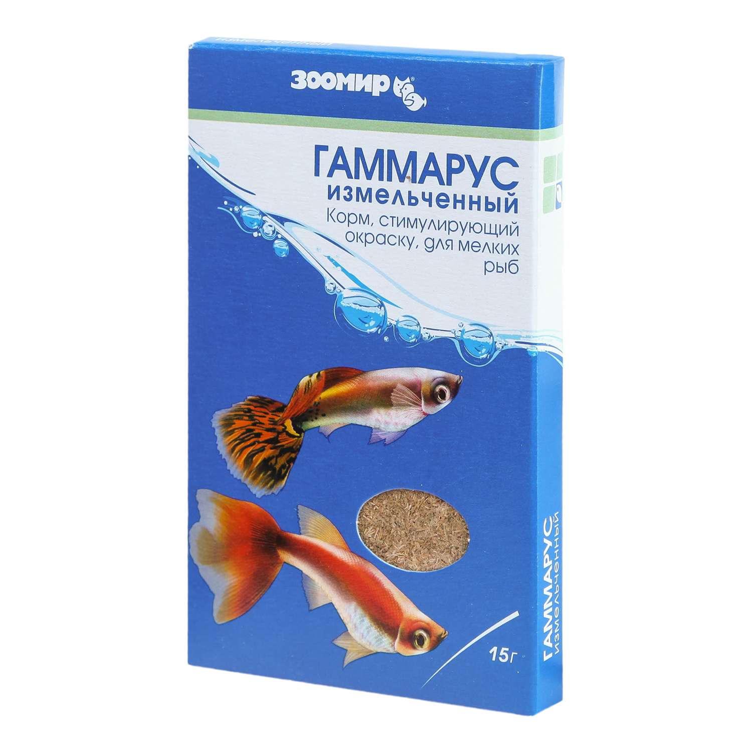 Корм для рыб Зоомир Гаммарус измельченный 15г - фото 1