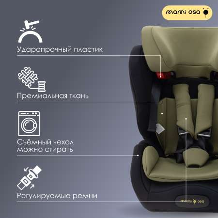 Автокресло Mamiosa Zaragoza Isofix 1/2/3 (9-36 кг)