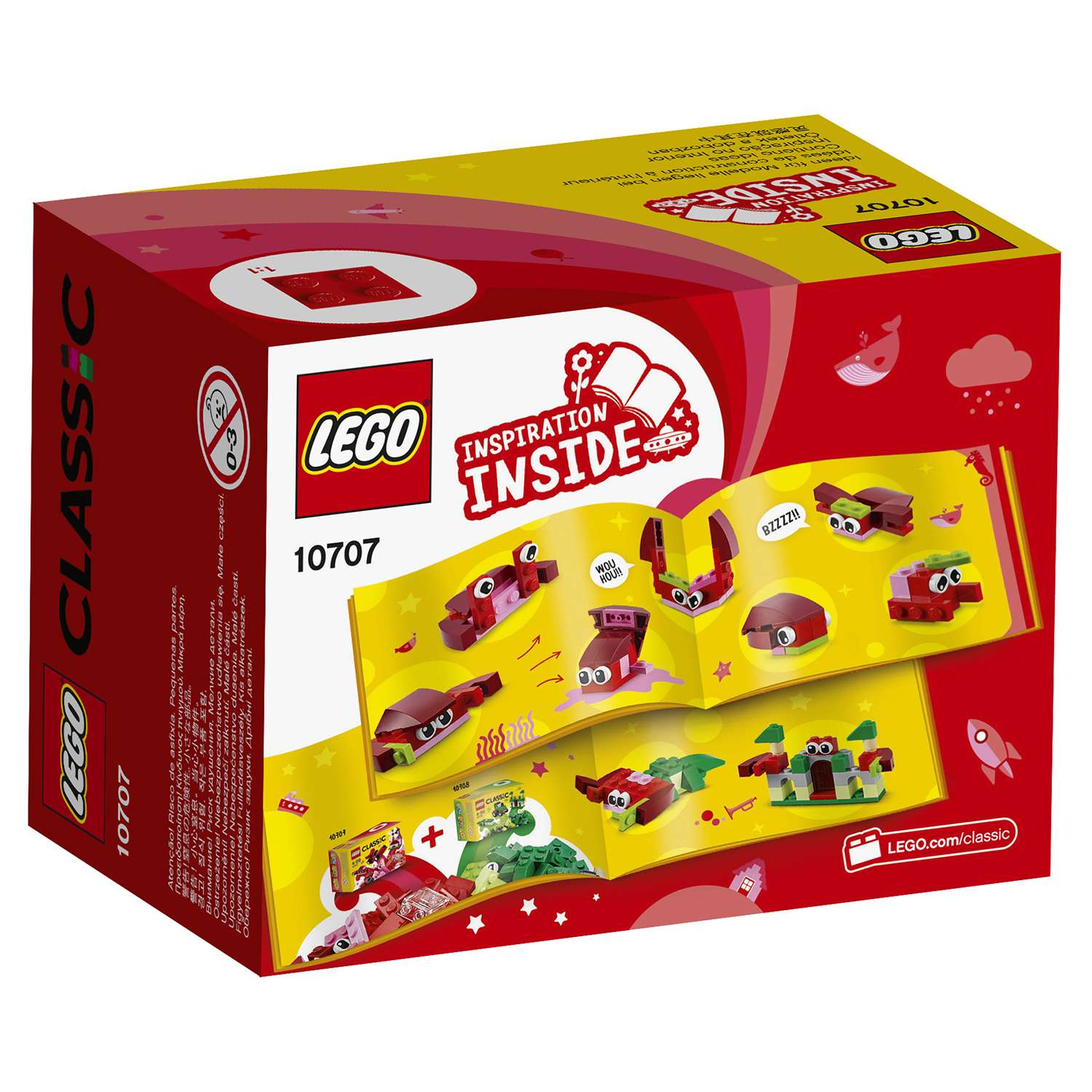 Конструктор LEGO Classic Красный набор для творчества (10707) - фото 15