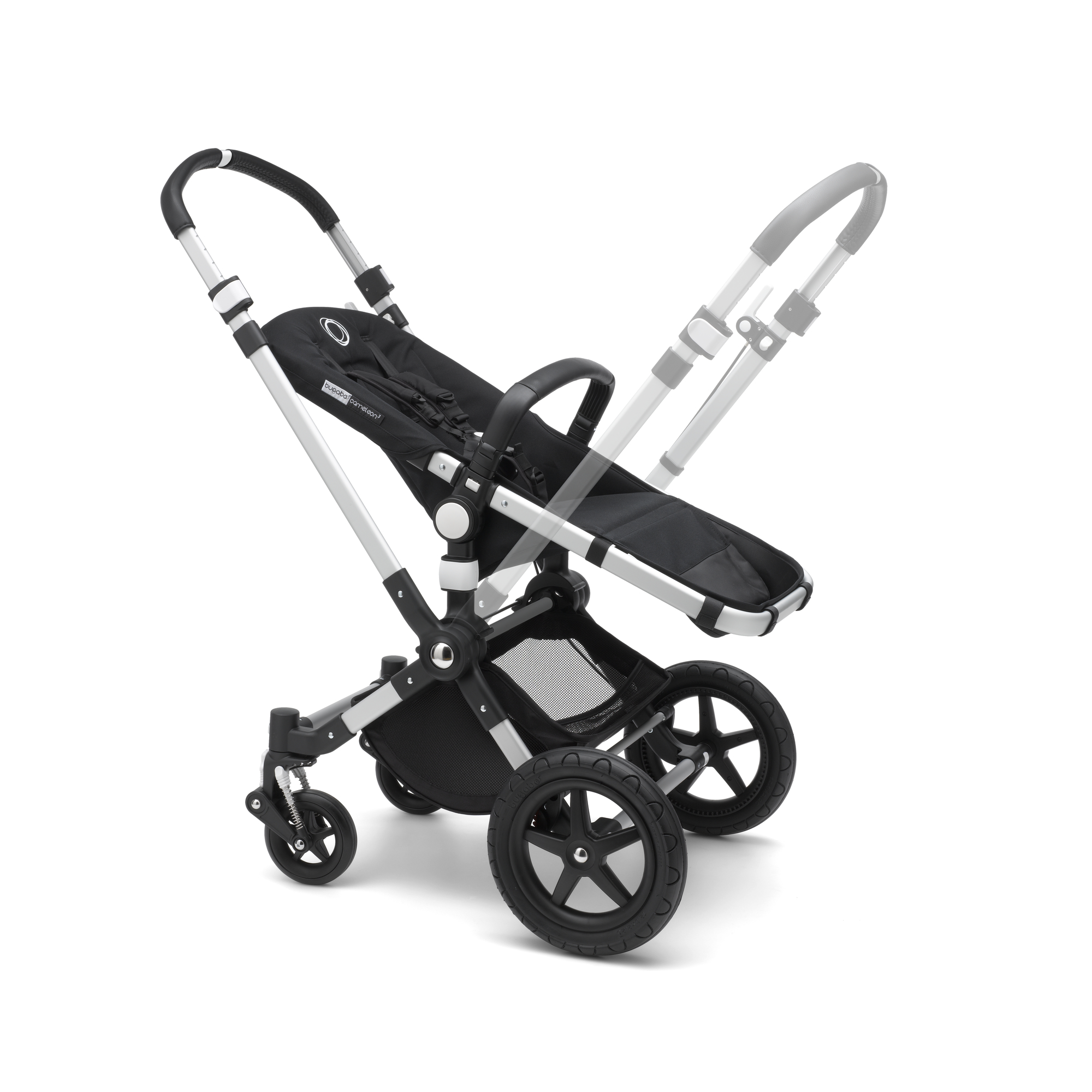 Коляска 2в1 Bugaboo Cameleon3 Plus base Aluminum/Black 239155ZW01 - фото 7