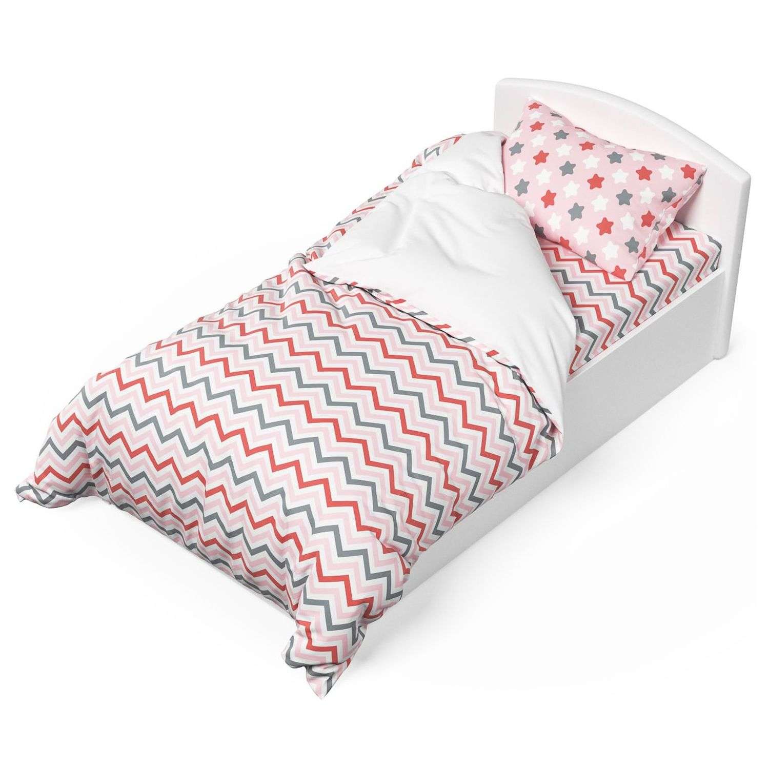 Комплект постельного белья Капризун Розовый мир 1.5спальный 3предмета - фото 1
