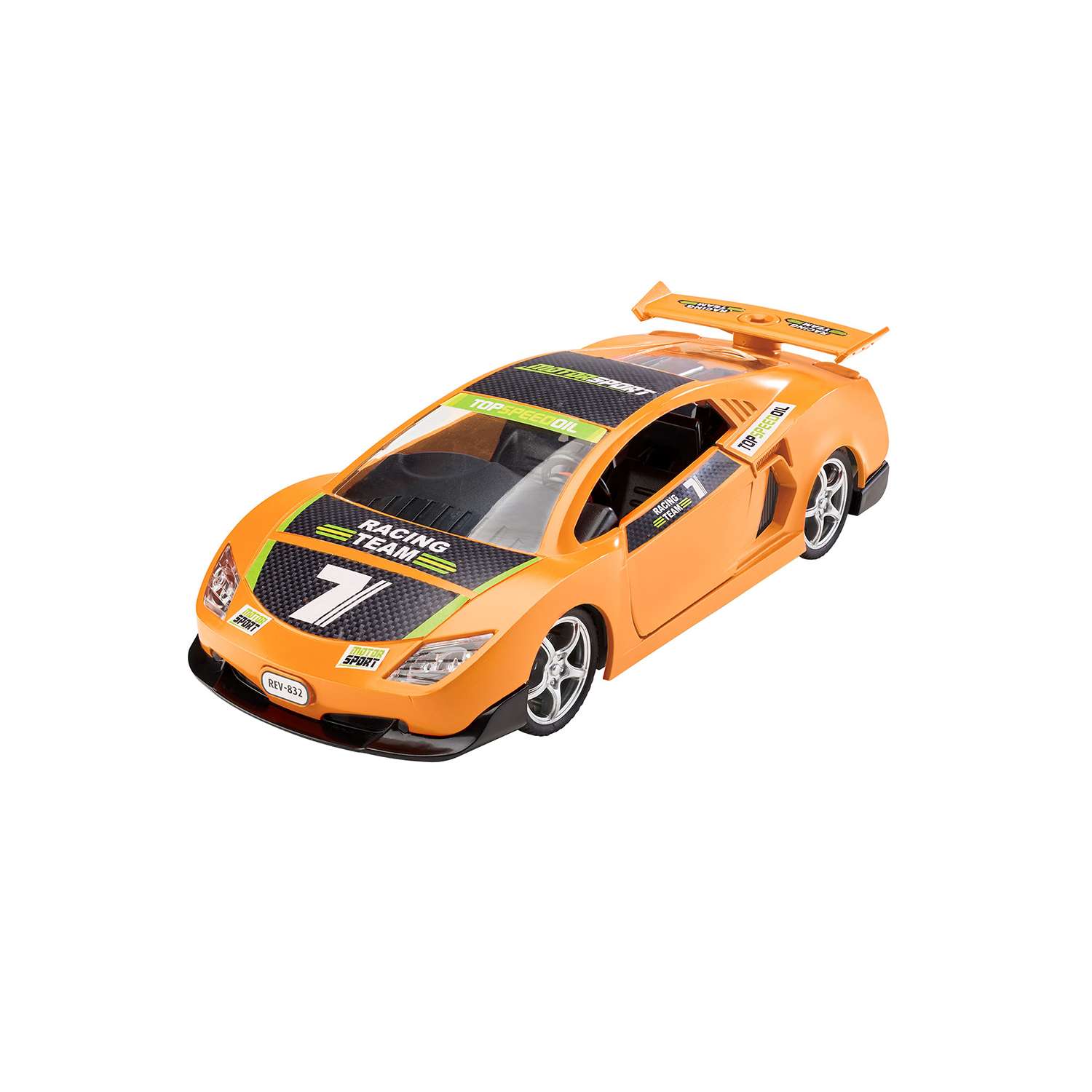 Сборная модель Revell Гоночный автомобиль Junior kit Pull Back Racing Car оранжевый 00832 - фото 2
