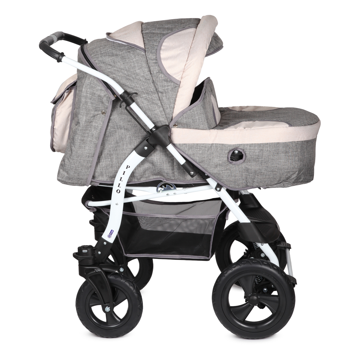 Коляска-трансформер Babyton Grey-Beige - фото 3