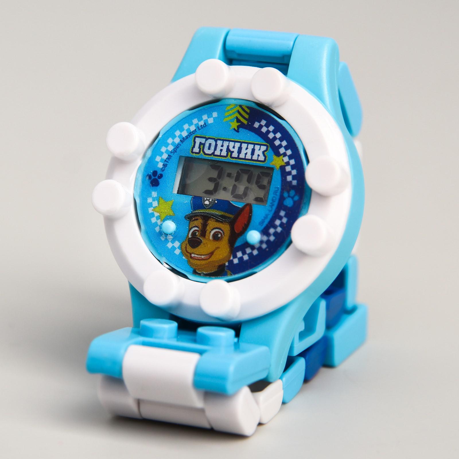 Часы Paw Patrol наручные лего с ремешком-конструктором - фото 1