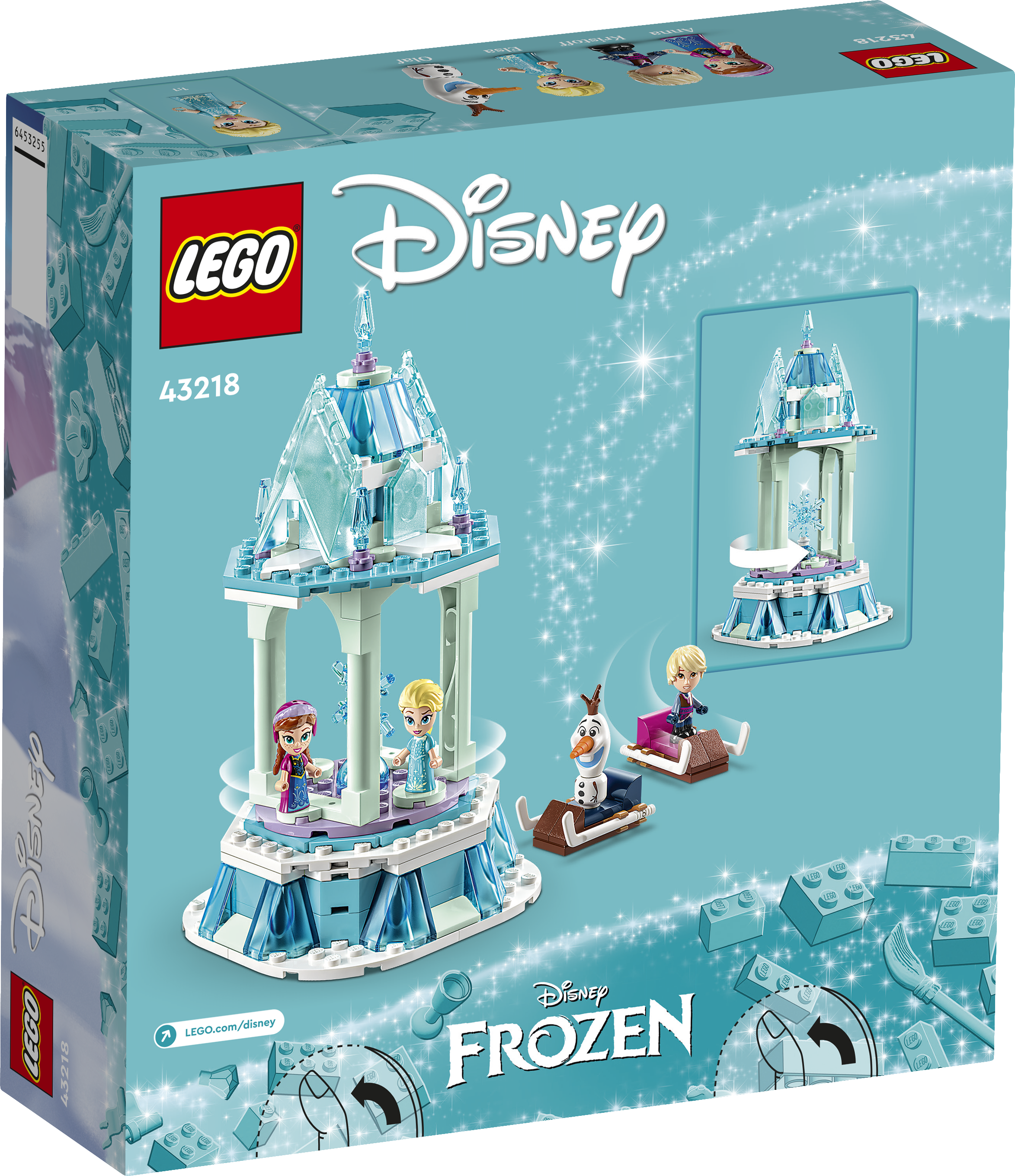 Конструктор LEGO Princesses Anna and Elsas Magical Carousel 43218 - фото 7