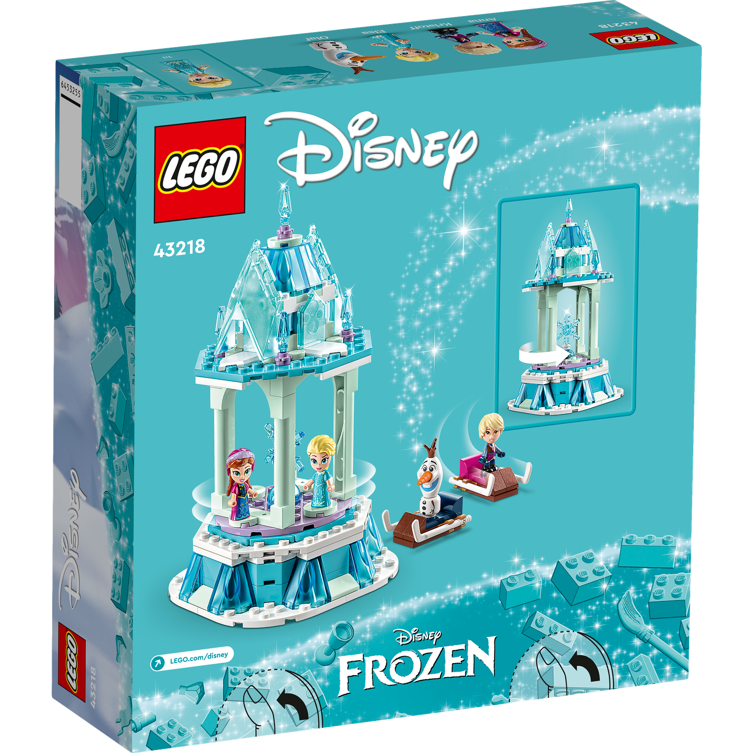 Конструктор LEGO Princesses Anna and Elsas Magical Carousel 43218 - фото 7