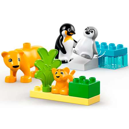 Конструктор детский LEGO Duplo Семейства диких животных