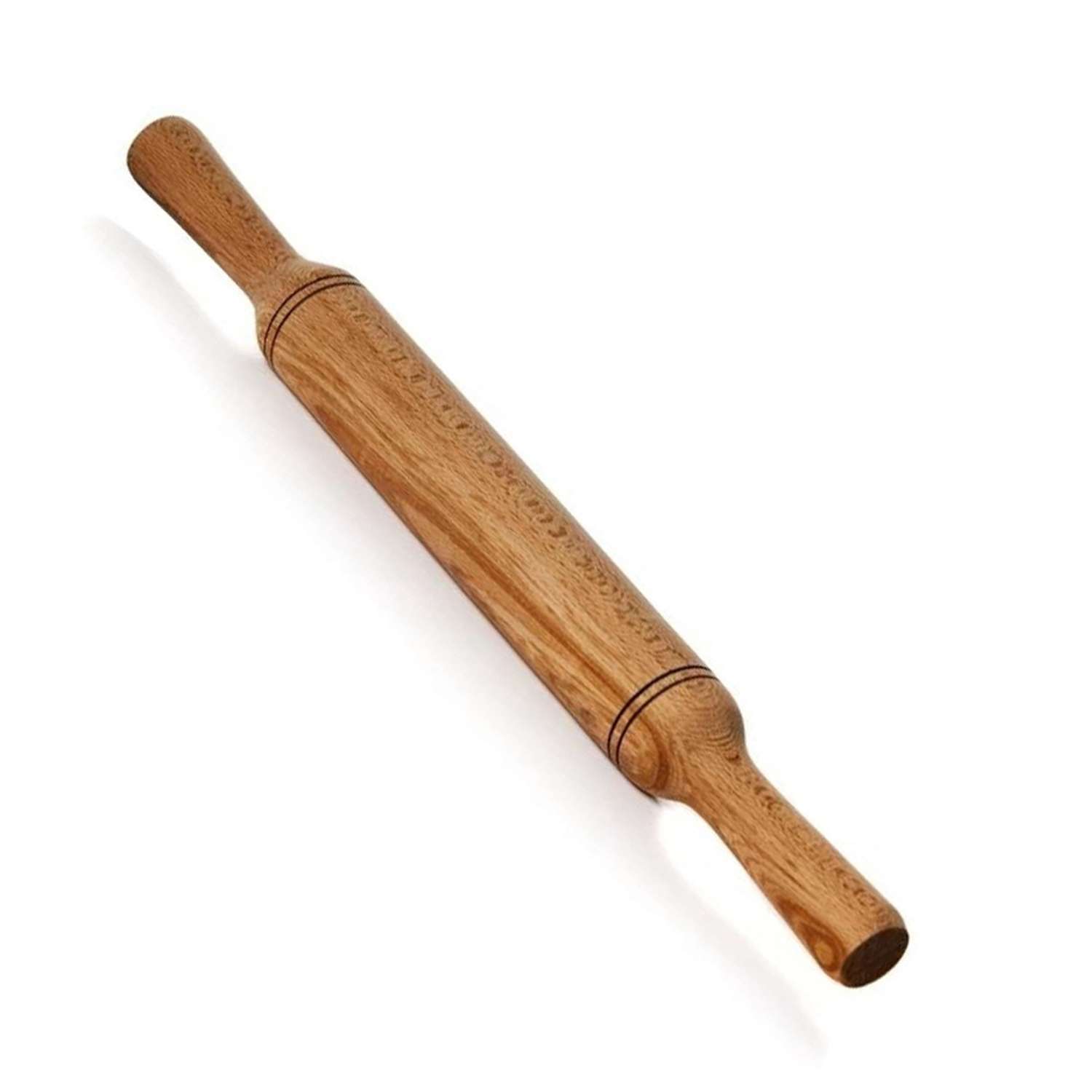 Скалка деревянная Хозяюшка большая длинная из массива бука 430 мм - фото 1